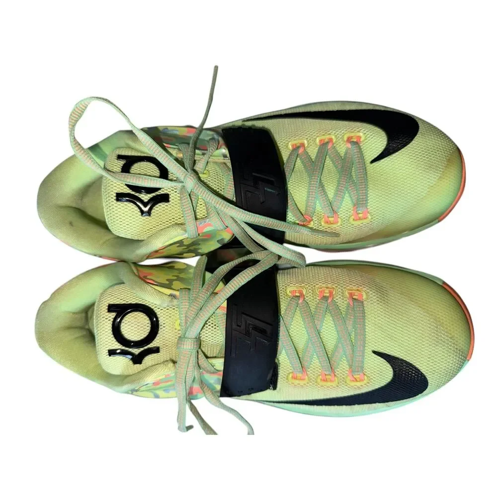 Nike Zoom Kevin Durant Size 8 Easter Vapor Lime Green 7VII Easter Sneaker - Picture 8 of 10